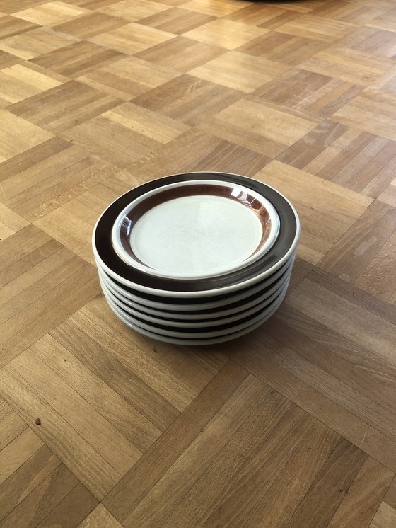 Image 1 of 6x Arabia Rosmarin Breakfast Plates