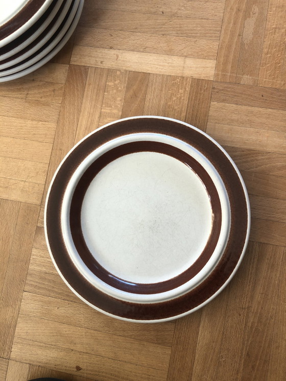 Image 1 of 6x Arabia Rosmarin Breakfast Plates