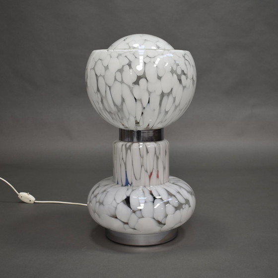 Image 1 of Large Italian Murano Glass Table Lamp