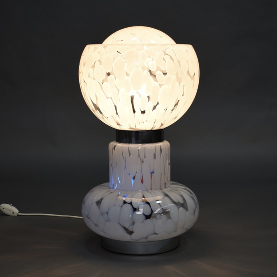 Image 1 of Large Italian table lamp made of Murano Glass