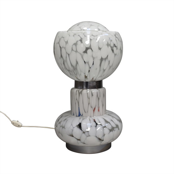 Image 1 of Large Italian Murano Glass Table Lamp