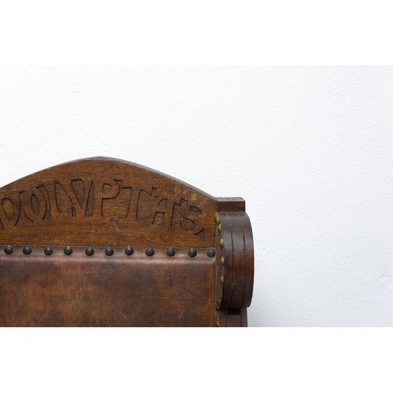 Image 1 of Mid-century late massive throne chair in historicist style