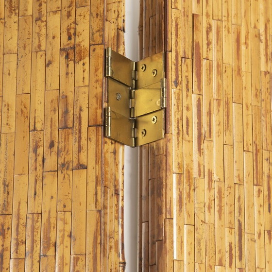 Image 1 of Biombo italiano plegable con espejo de mediados de siglo de Maurizio Mariani y Giusto Puri Purini para Vivai Del Sud