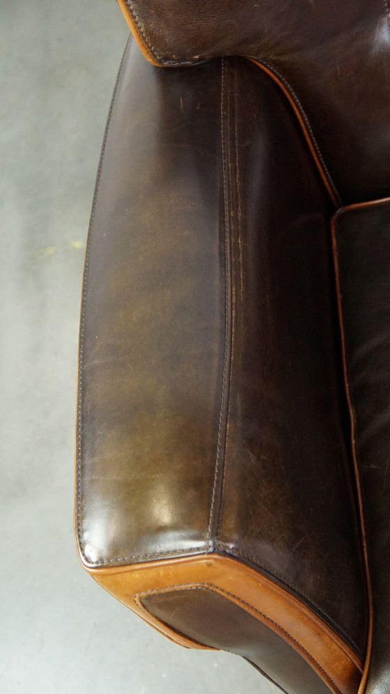 Image 1 of 2 X Leather Art Nouveau Style Design Sofa From Mol And Geurts