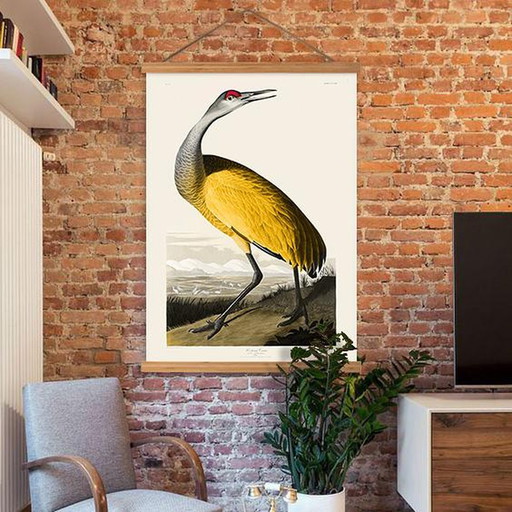 Vintage poster / yellow Bird / A1