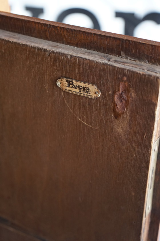 Image 1 of Dutch Modern Oak Shelving Cabinet By Pander & Zonen, 1930S