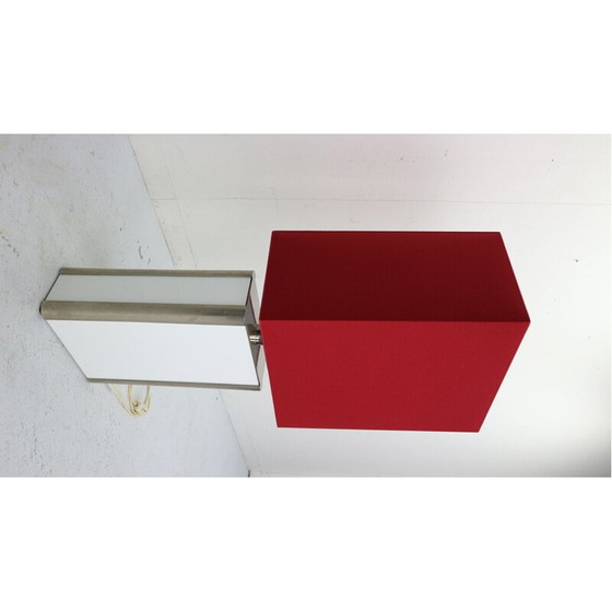 Image 1 of Vintage red metal floor lamp