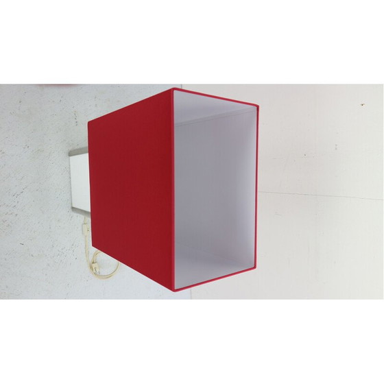 Image 1 of Vintage red metal floor lamp