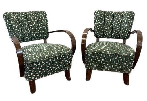 set of 2 lounge chairs by Jindrich Halabala H237