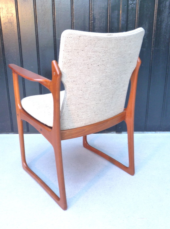 Image 1 of 4x Vamdrup solid teak chairs