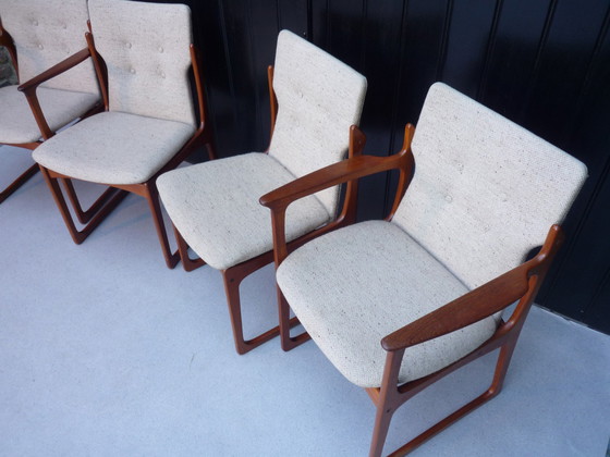 Image 1 of 4x Vamdrup solid teak chairs