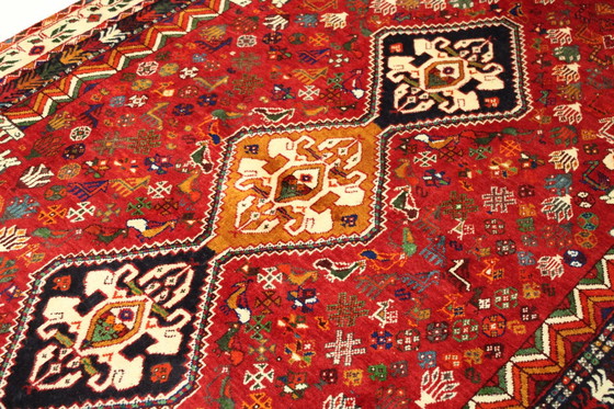 Image 1 of Original Persian Rug Nomadic & Village Rug Shiraz 261 X 169 Cm Top Condition