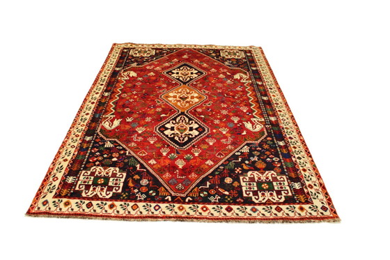 Image 1 of Original Persian Rug Nomadic & Village Rug Shiraz 261 X 169 Cm Top Condition