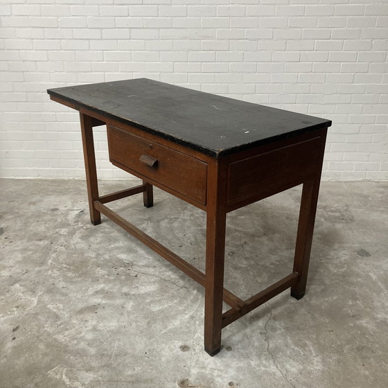 Image 1 of  Old Ptt Workbench From Gebr. Monsieur Steenwijk