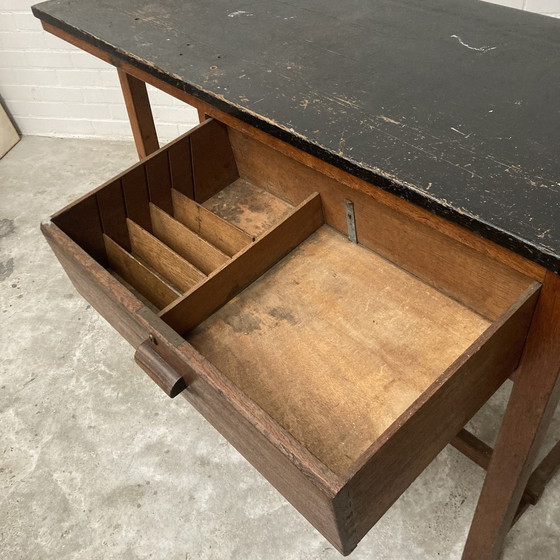 Image 1 of  Old Ptt Workbench From Gebr. Monsieur Steenwijk