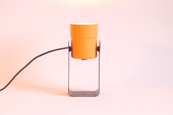 Image 1 of Sis Leuchten Orange Table Or Wall Lamp By Karl Lang, 1976