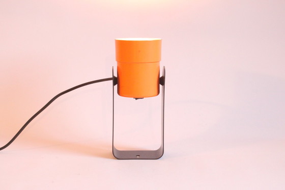 Image 1 of Sis Leuchten Orange Table Or Wall Lamp By Karl Lang, 1976