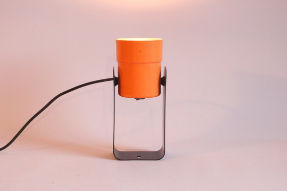 Image 1 of Sis Leuchten Orange Table Or Wall Lamp By Karl Lang, 1976