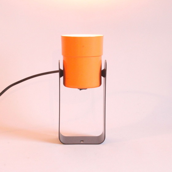 Image 1 of Sis Leuchten Orange Table Or Wall Lamp By Karl Lang, 1976