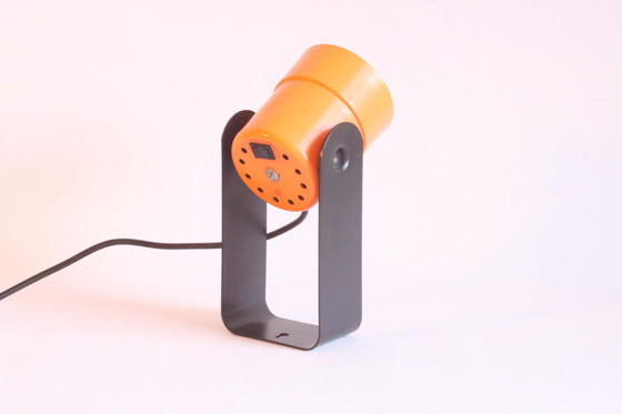 Image 1 of Sis Leuchten Orange Table Or Wall Lamp By Karl Lang, 1976