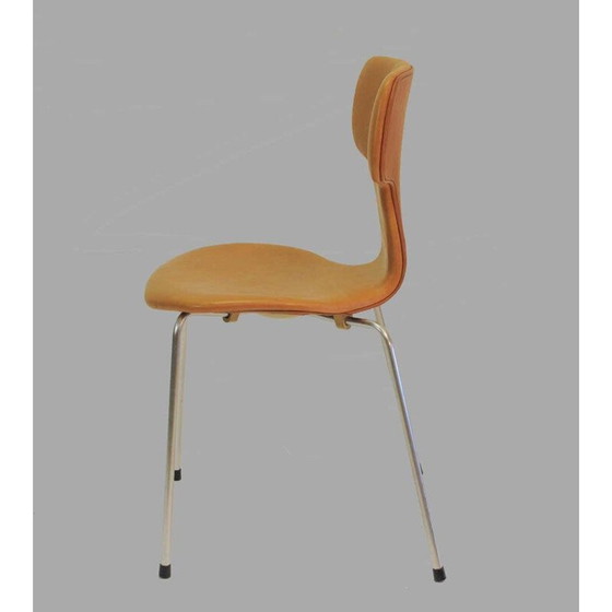 Image 1 of Set of 8 vintage T Chairs or Hammer Chairs Arne Jacobsen 1960s