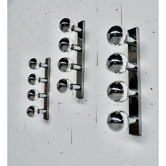 Image 1 of Set di 3 lampade da parete vintage di Motoko Ishii per Staff, 1970