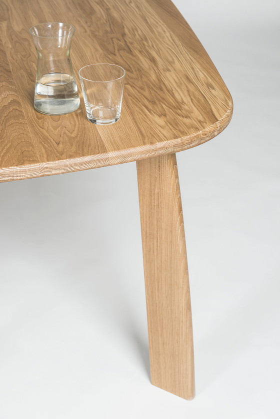 Image 1 of Solid oak table, design Sylvain Willenz for Quodes, 280 cm long