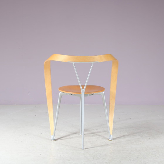 Image 1 of Set of 4 "Revers" Chairs by Andrea Branzi for Cassina, Italy 1990