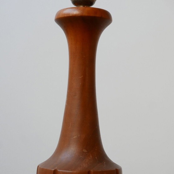 Image 1 of Vintage Teak Single Table Lamp 1970s