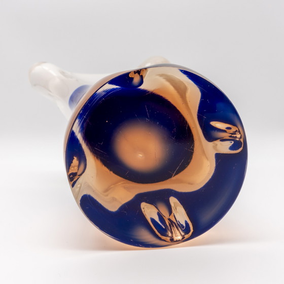 Image 1 of Josef Hospodka Chřibská Borske Sklo Mid Century MCM Design Vase Verre de Bohème