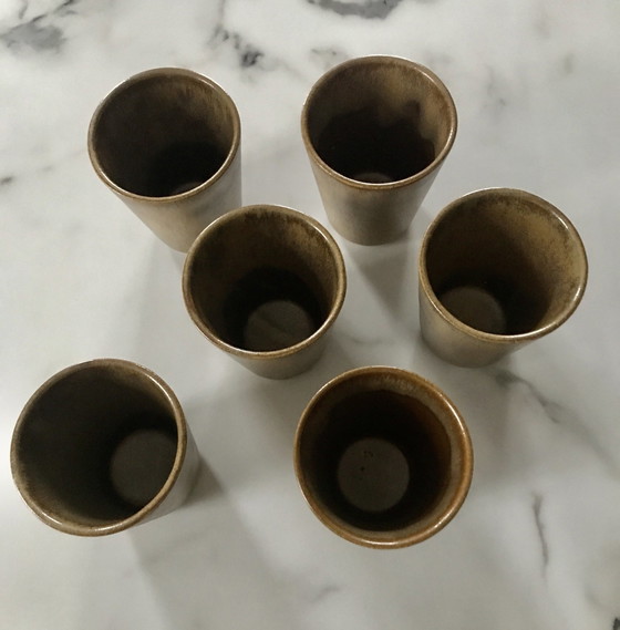 Image 1 of Stoneware tumblers Digoin