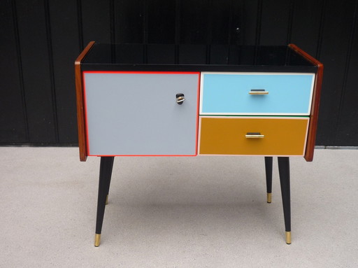 Mini Chest of Drawers on Compass Feet