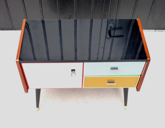 Image 1 of Mini Chest of Drawers on Compass Feet