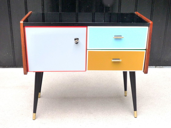 Image 1 of Mini Chest of Drawers on Compass Feet