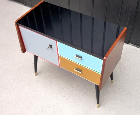 Image 1 of Mini Chest of Drawers on Compass Feet