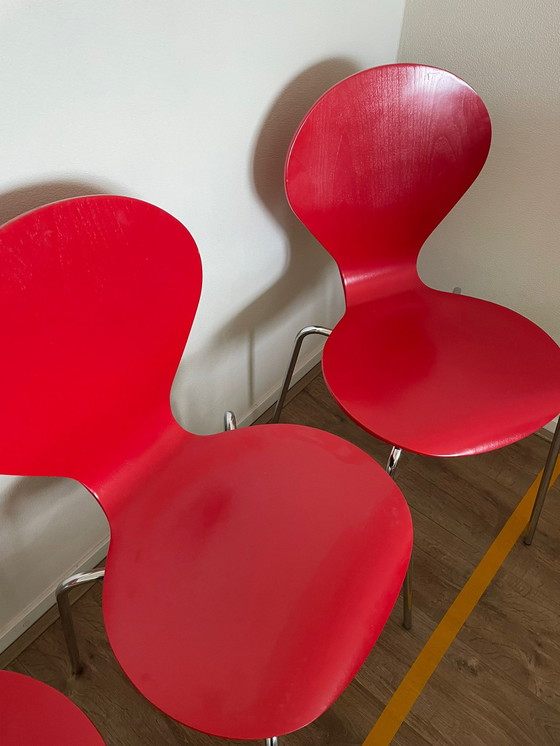 Image 1 of 4x Danerka Rondo chairs by Erik Jorgensen