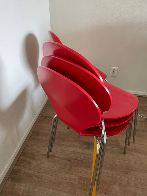 Image 1 of 4x Danerka Rondo chairs by Erik Jorgensen