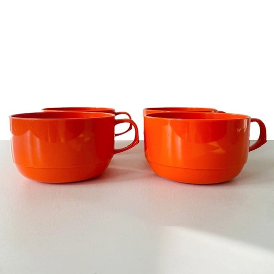 Image 1 of Set of orange soup bowls Mepal coffee mugs