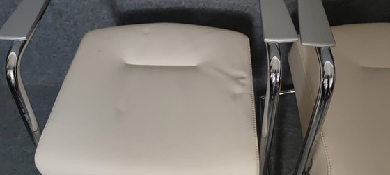 Image 1 of 4× Sedie da cucina in stile moderno di metà secolo, sedia da cucina, sedia da cucina danese anni '60, poltrona vintage retrò