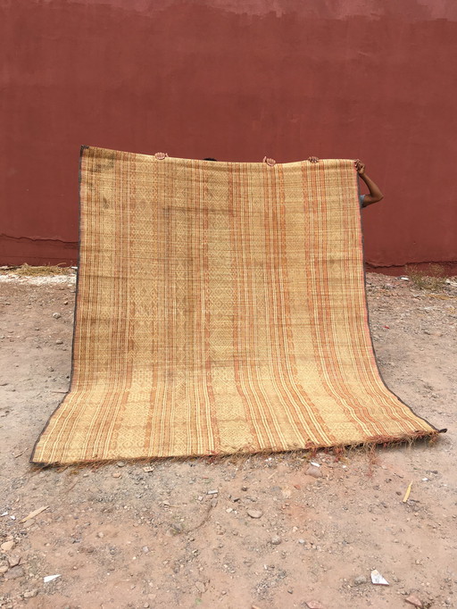 Mauritanian mat Touareg carpet 2.90 X 2.34 M