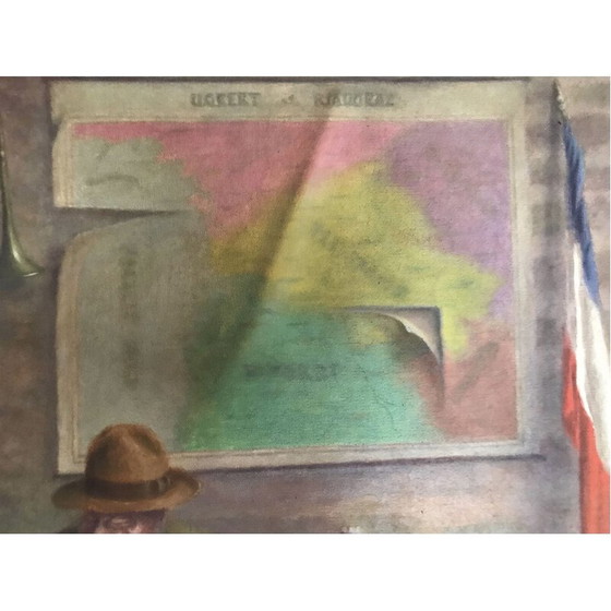 Image 1 of Autoritratto di un pittore d'epoca in bordure di G. Lirand