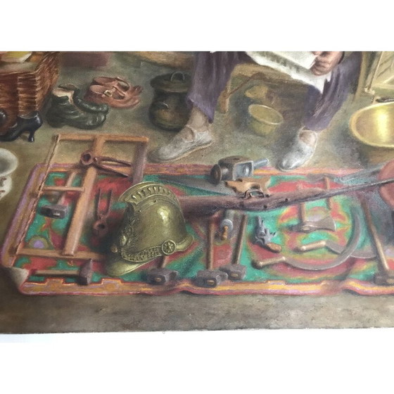 Image 1 of Autoritratto di un pittore d'epoca in bordure di G. Lirand