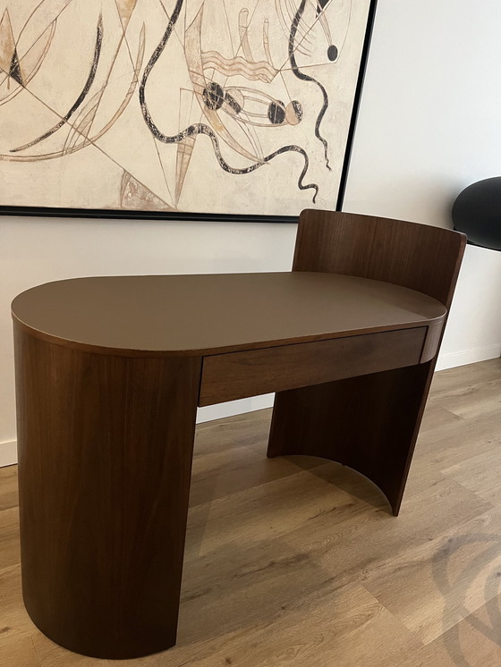 Image 1 of Laredoute Desk Abbas Wood And Leather