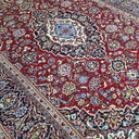 Grande tappeto vintage annodato a mano