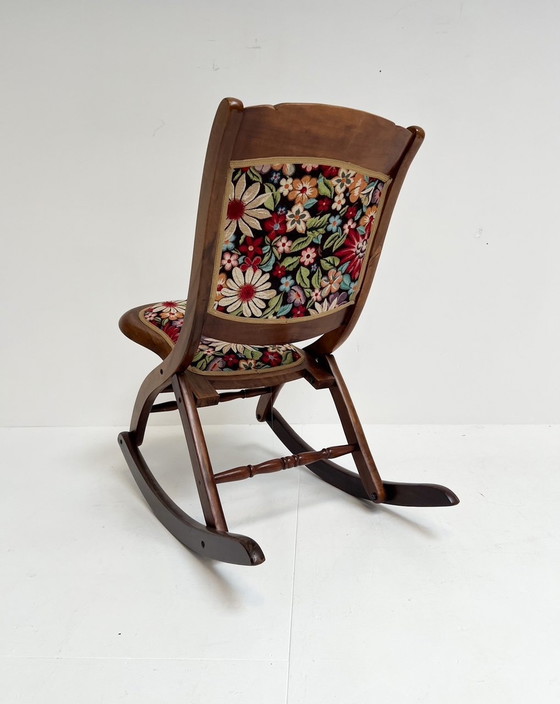 Image 1 of Vintage English rocking chair, 1960's