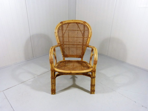 Image 1 of Italian design - rattan armchair