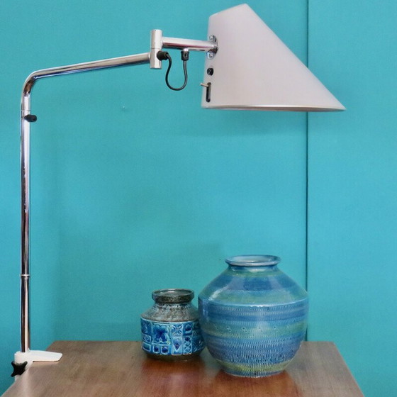 Image 1 of "Delux" vintage desk lamp with articulated arm by Falkenbergs Belysning