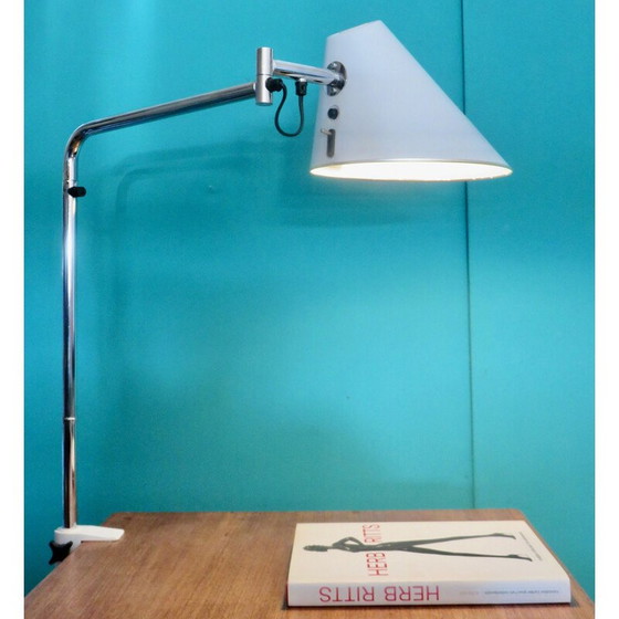 Image 1 of "Delux" vintage desk lamp with articulated arm by Falkenbergs Belysning
