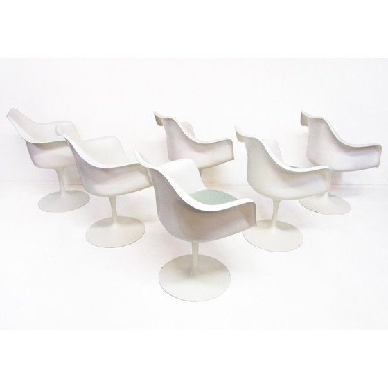 Image 1 of Vintage “Tulip” dining set in Rio rosewood by Eero Saarinen for Knoll, 1970