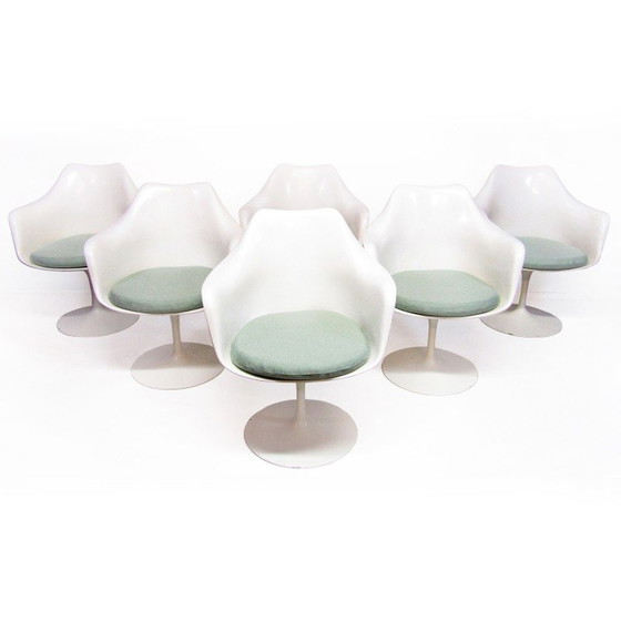 Image 1 of Vintage “Tulip” dining set in Rio rosewood by Eero Saarinen for Knoll, 1970